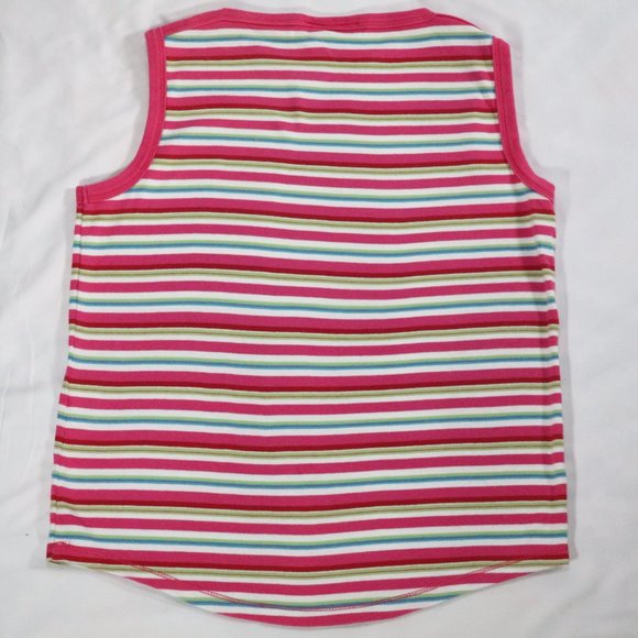 HAROLD'S Multicolor Striped Sleeveless Top Sz Small US - Picture 6 of 11